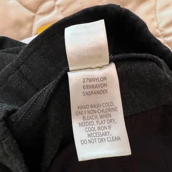 Ecru Charcoal Skinny Stretch Pants - Picture 6 of 9